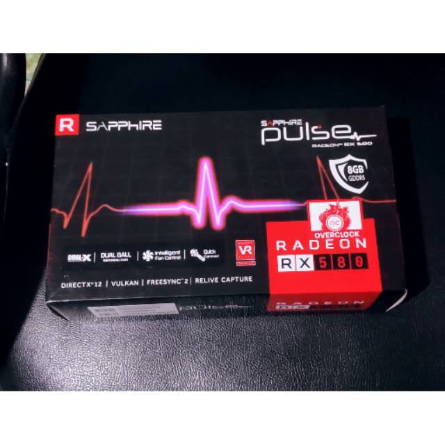 VGA Sapphire pulse rx 580 8gb 256bit DDR5