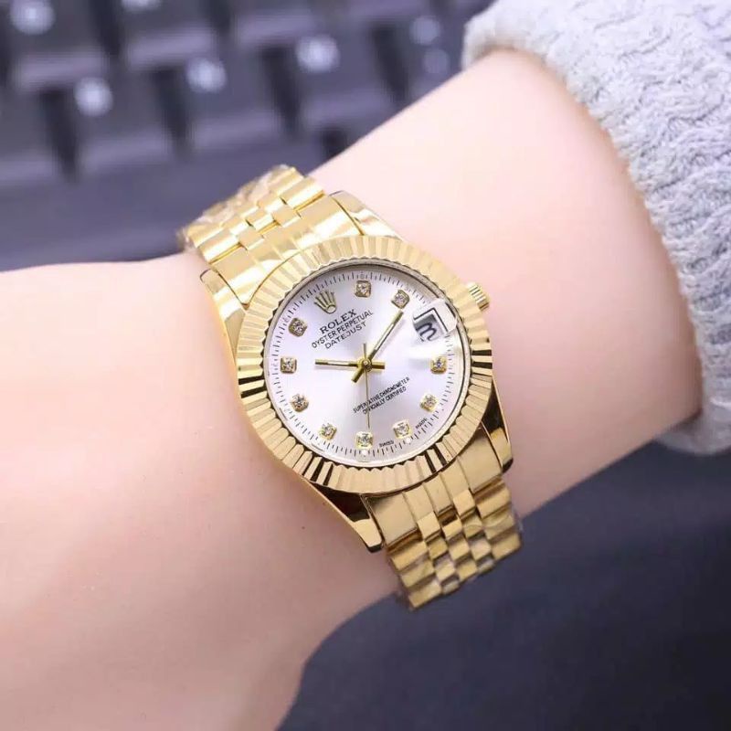 Jam Tangan R0lex Permata Terlaris Jam Tangan Wanita Kece COD