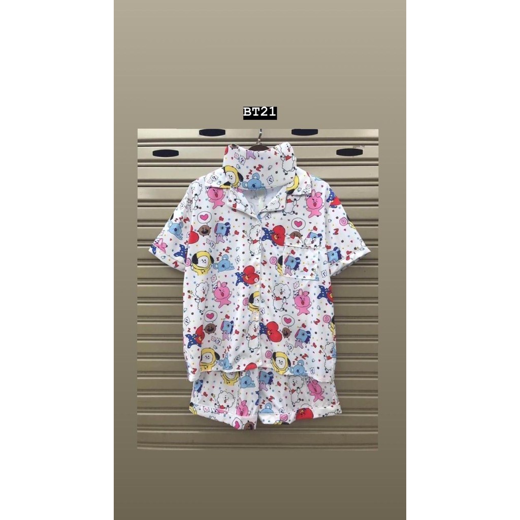 Baju Tidur Piyama Wanita Impor BT21