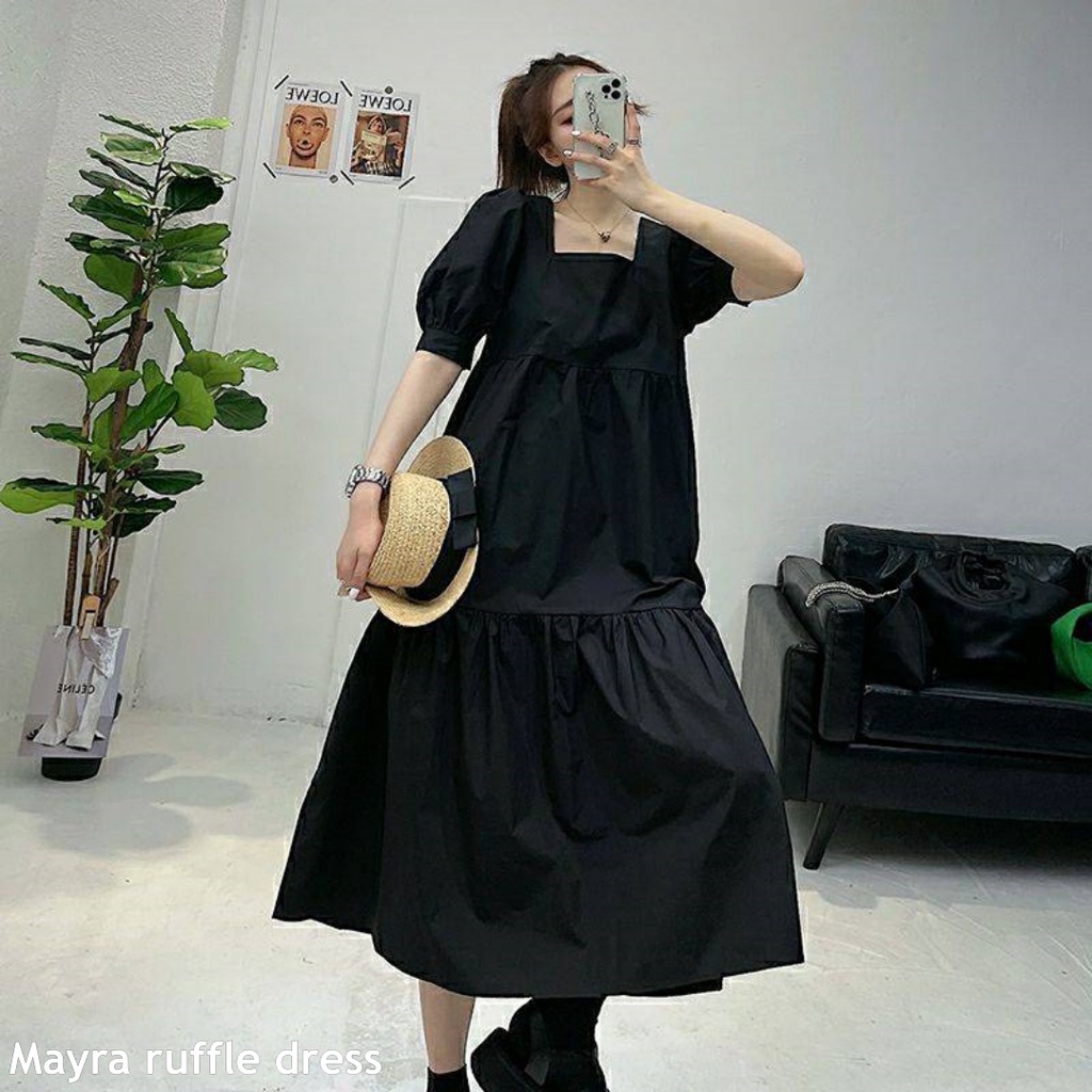 Mayra ruffle dress - Thejanclothes