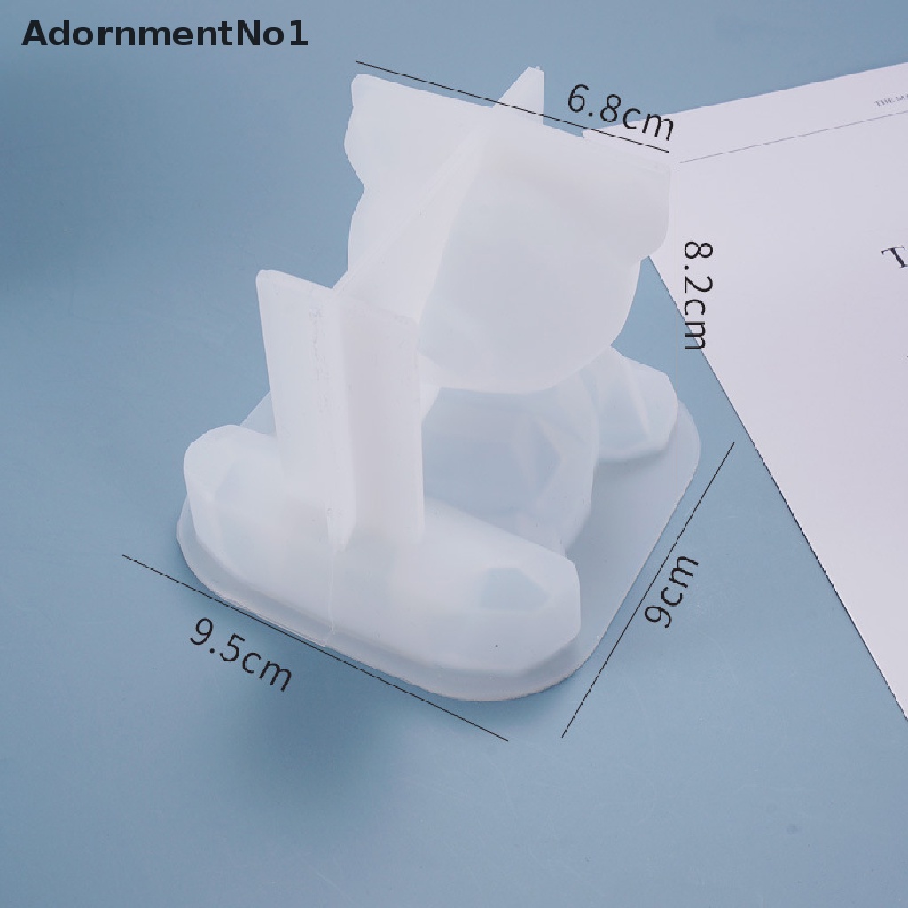 (AdornmentNo1) Cetakan Resin Bentuk Beruang Kecil Tiga Dimensi Untuk Kerajinan Tangan DIY