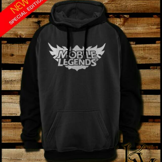 jaket hoodie jumper raglan game mobile legends keren terpopuler