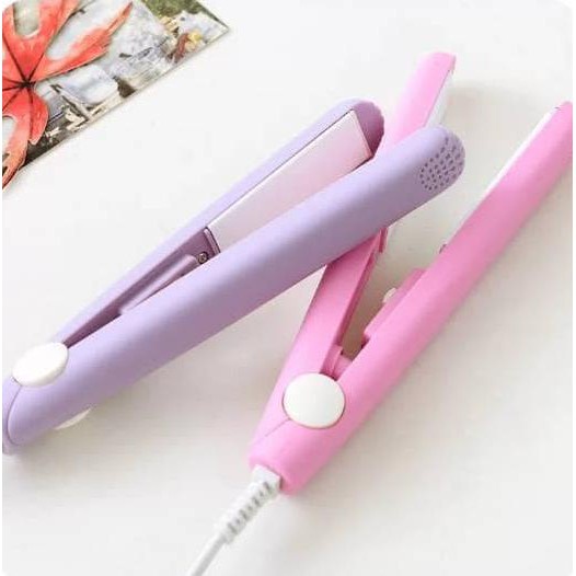 Catokan Mini 2in1 Karakter Random - Catokan Mini 2in1 Catok Kimier Curly Rambut - Bisa Lurus Dan Keriting Portable Premium - Catok Mini Viral Murah