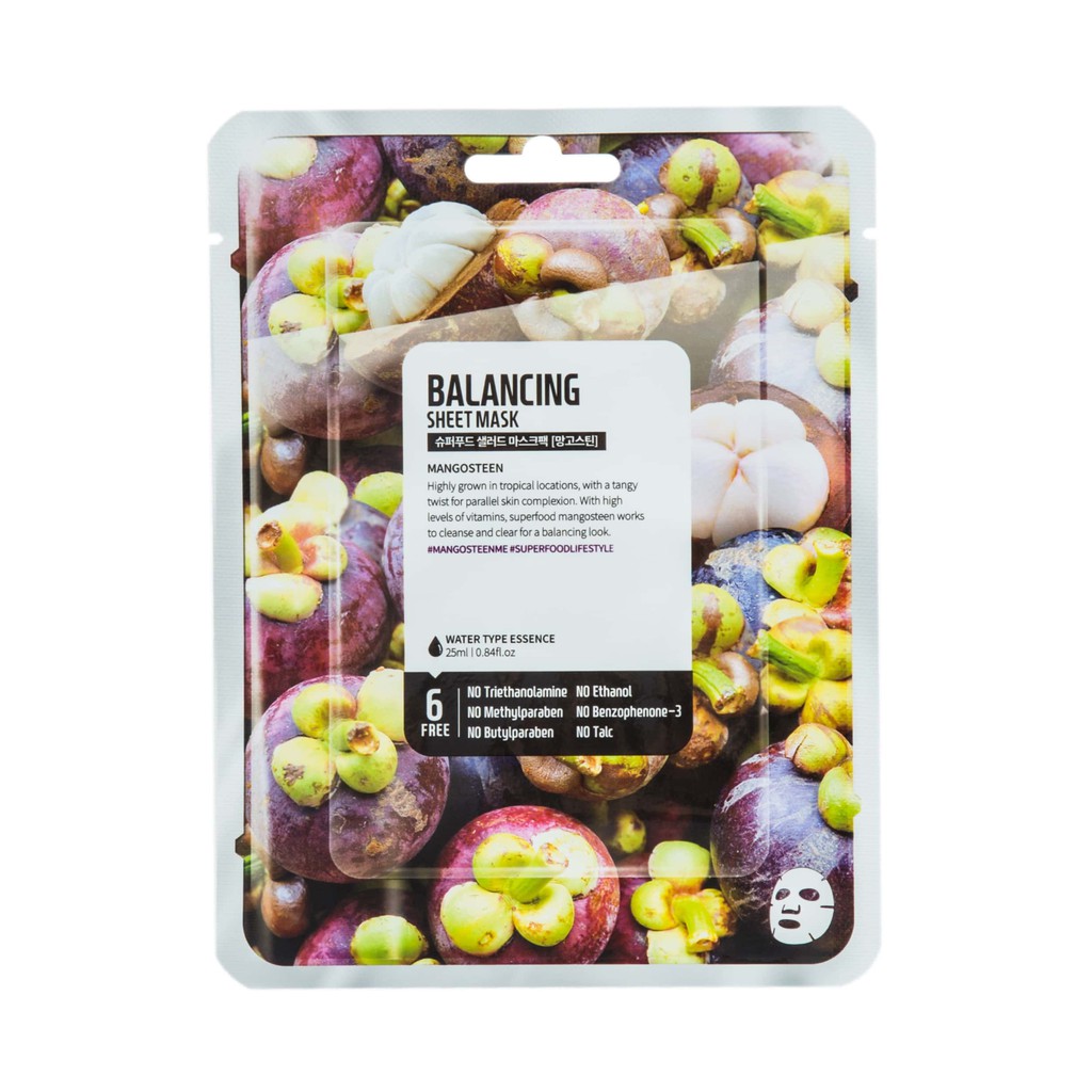 SUPERFOOD Facial Sheet Mask Mangoesteen