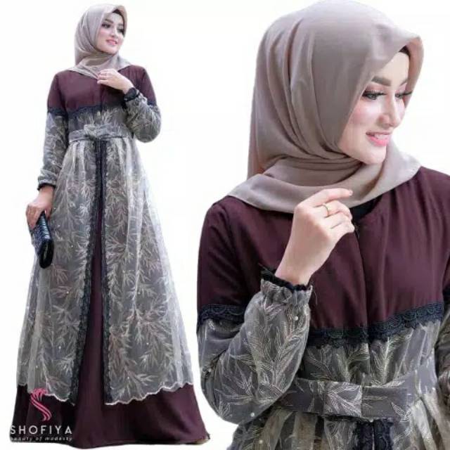 Dress Brukat Stevia Fashion Wanita