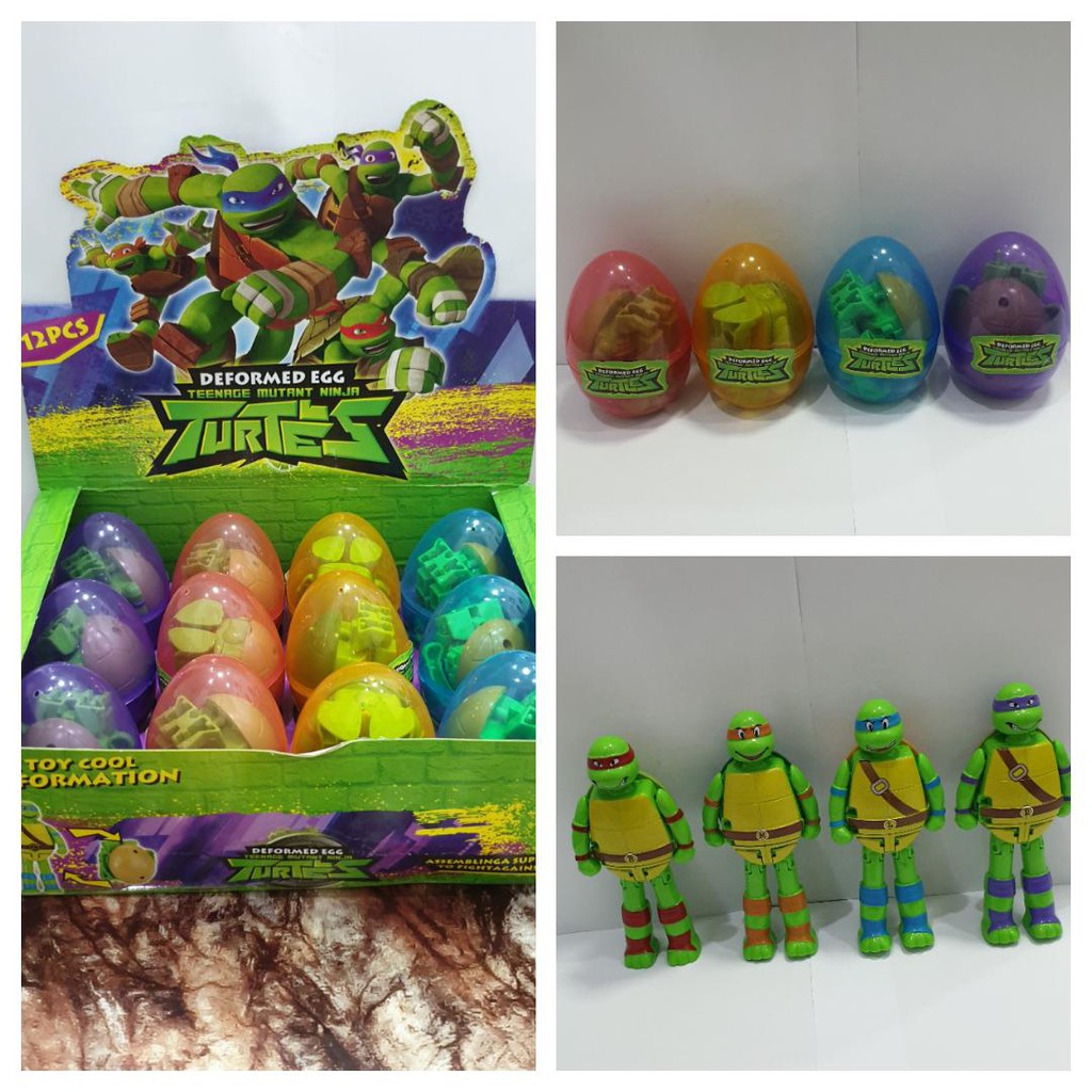 SURPRISE EGG MAINAN TELUR SURPRISE MURAH (TURTLES)