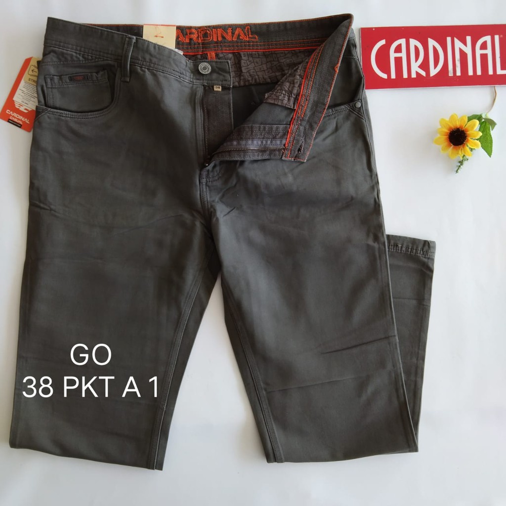 gof 37-38 PKT CARDINAL CASUAL CELANA POCKETS PANJANG Celana Chino Pria Fashion Laki Brand Kekinian