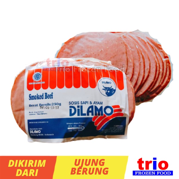 

Dilamo Smoke Beef/Daging Asap 250gr