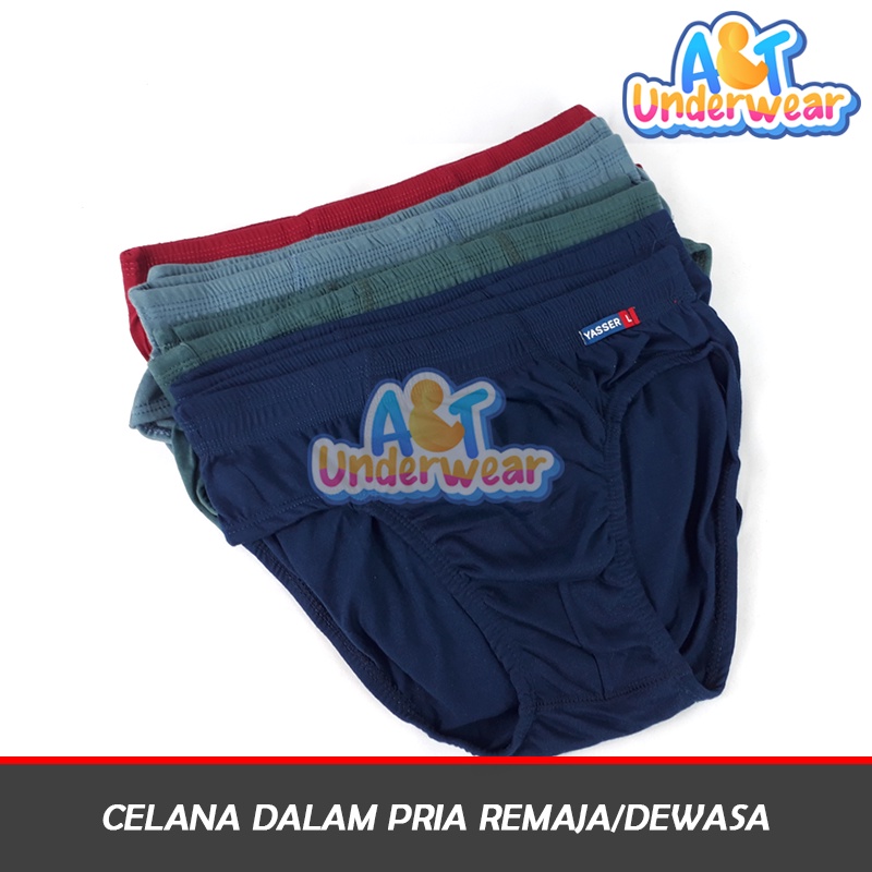 AT363-Yasser Celana Dalam Pria Remaja dan Dewasa/CD Pria Polos