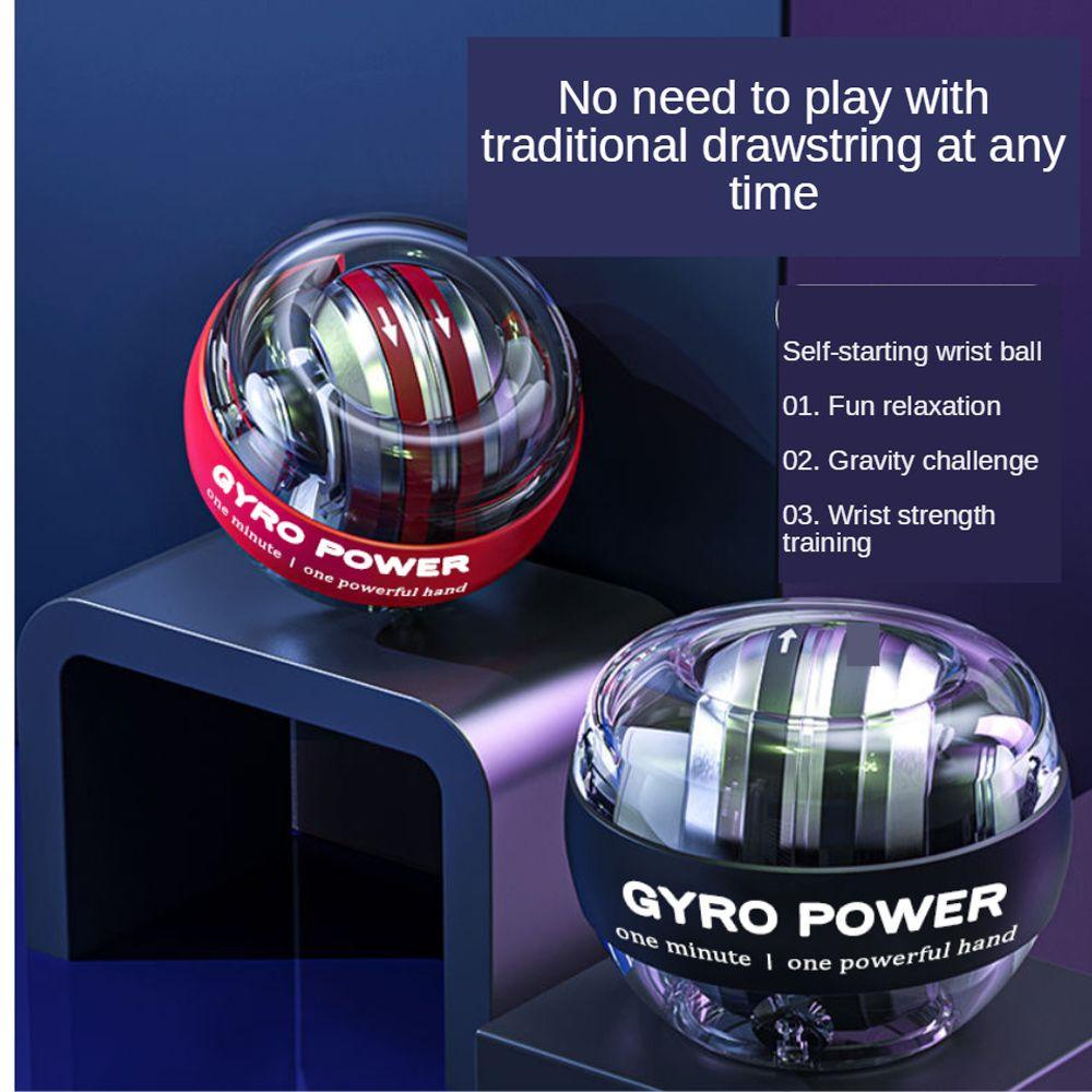 Lanfy Gyroscopic Powerball Stronger Arm Fingers Muscle Trainer Latihan Grip Ball Autostart Range Lengan Berolahraga