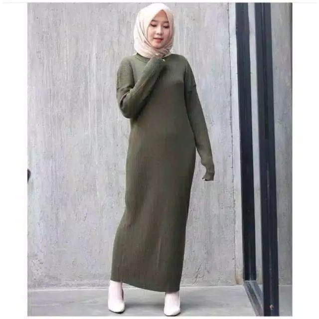 MEDARI LONG DRESS LONG KNITT