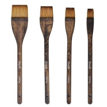 

256 flat Watercolor artist brush High quality goat hair - 1