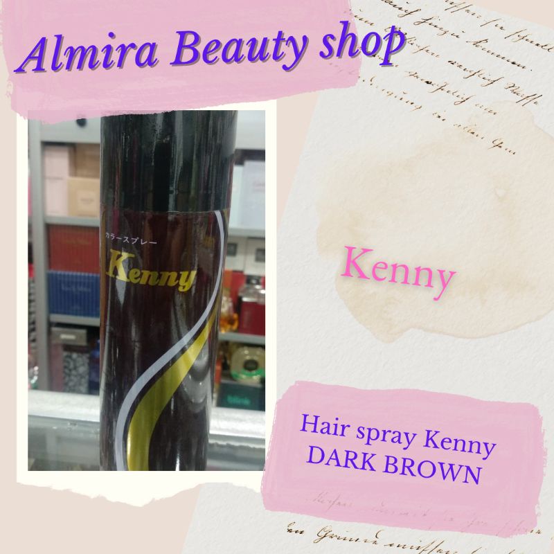 KENNY HAIR SPRAY (DARK BROWN)