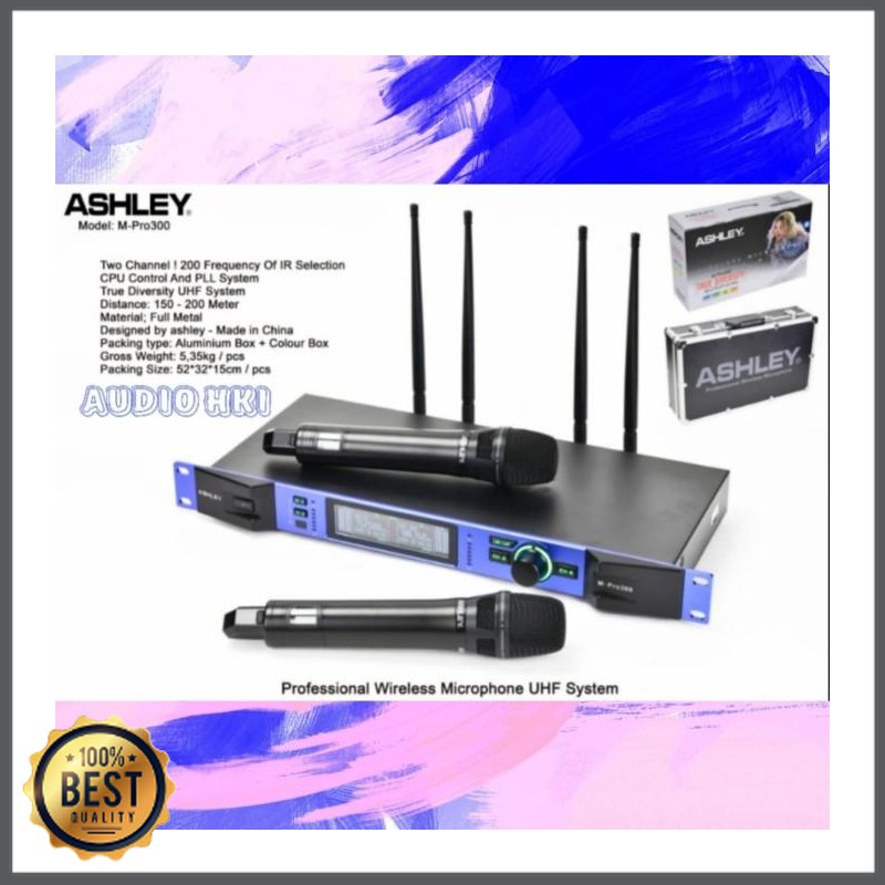 Mishad Shop -  mic wireless ashley m pro 300 GU-5117-2390