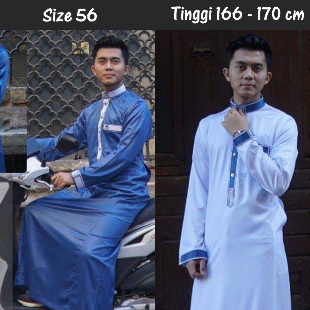Ready Stock!! Size 56 Jubah / Gamis Pria Daffah Haramain