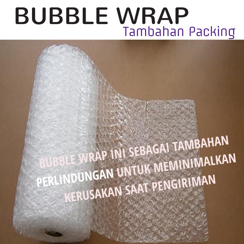 

Bubble Wrap Tambahan (ATC) untuk Pengepakan / Packing