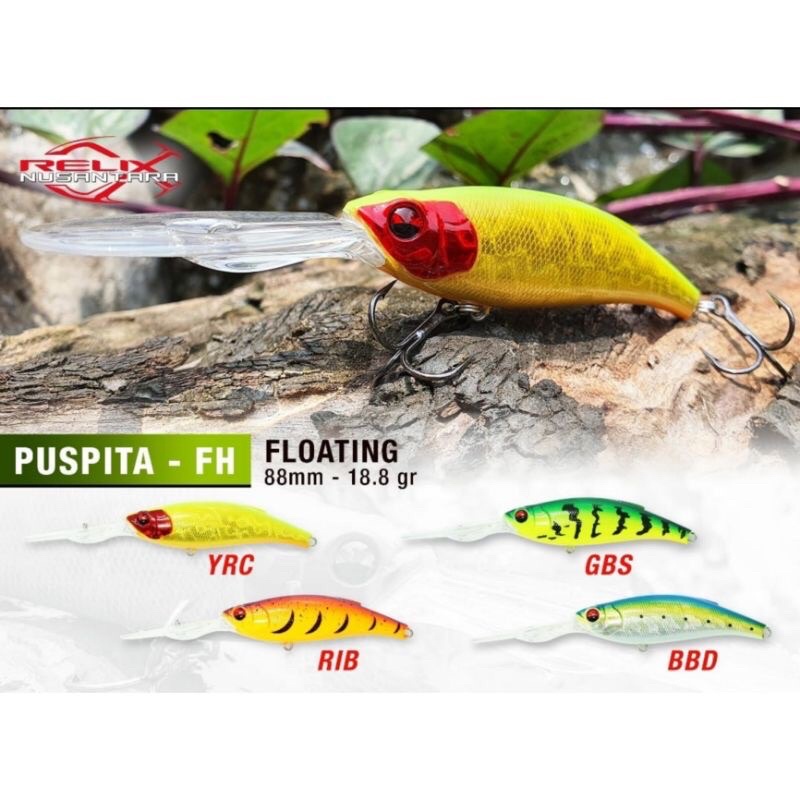 MINNOW RELIX NUSANTARA PUSPITA FH 18.8gr FLOATING