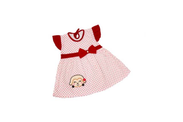 Dress Bayi Monkey Girl/Terusan Bayi/Baju Bayi Perempuan