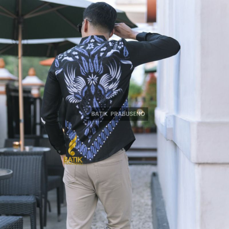 Batik Slimfit Lengan Panjang MOTIF KRAJANDUGA Halus Anak Muda Dan Wanita Lengan Pendek Jumbo Xxl Mod