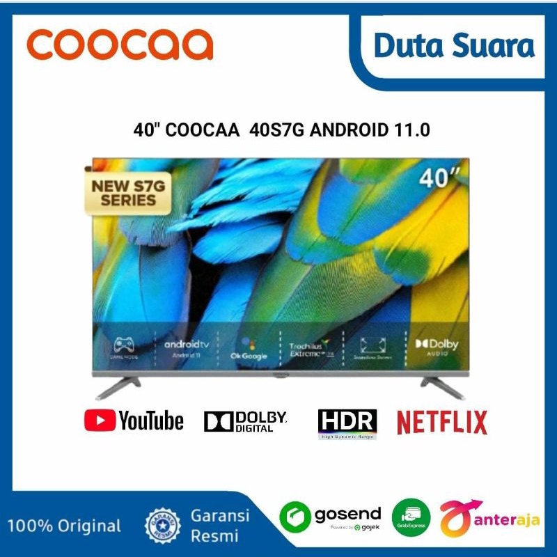 LED TV COOCAA 40 inch Smart Android Garansi Resmi
