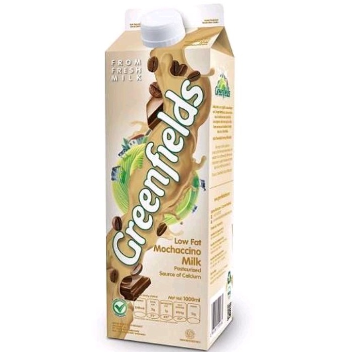

SUSU GREENFIELDS PASTEURISASI LOW FAT MOCHACCINO 1000ml 鲜奶