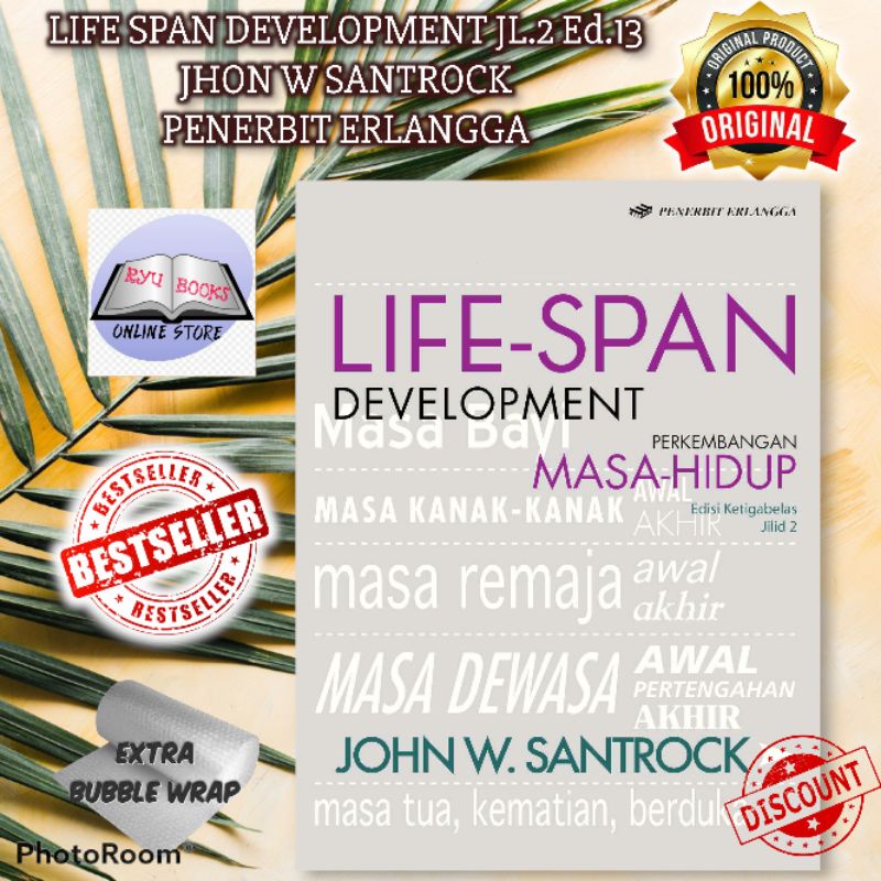 Original Life Span Development Jl.2 Ed.13 Penerbit Erlangga