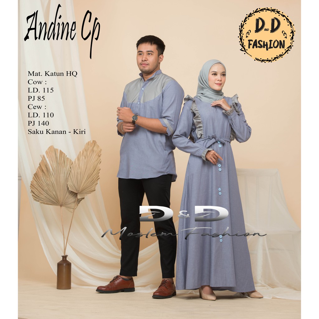 baju couple/set pakaian couple/Andine couple