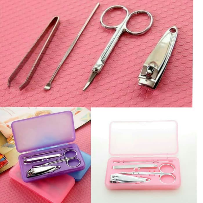 Manicure Set 4 in 1/Pedicure Set /Gunting kuku Set Manicure isi 4pcs