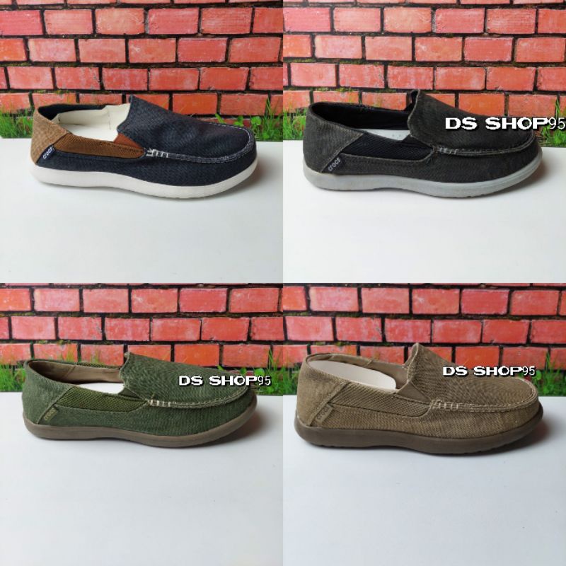 CROCS SANTA CRUS DELUXE MAN/SEPATU CROCS SLIP ON/SEPATU PRIA