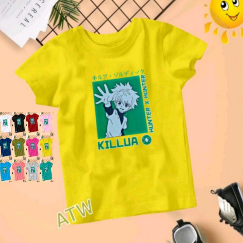 KAOS ANAK CWO/CWE USIA 2THN-10THN (KILLUA IJO)