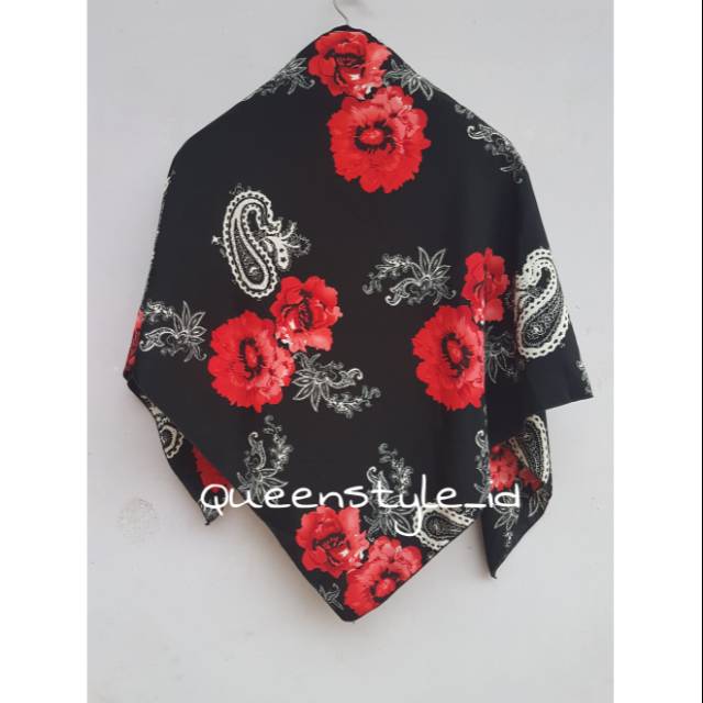Hijab Wolfis segiempat motif/ Wolfis monalisa segiempat termurah & terbaru/hijab wolfis motif