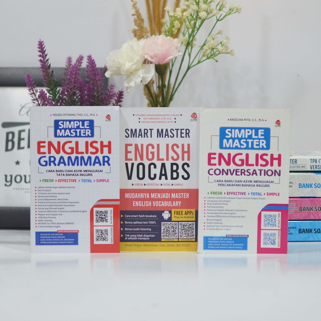 PAKET 3 BUKU SIMPLE MASTER GRAMMAR, CONVERSATION, & CRUCIAL WORDS Belajar Bahasa Inggris English-8