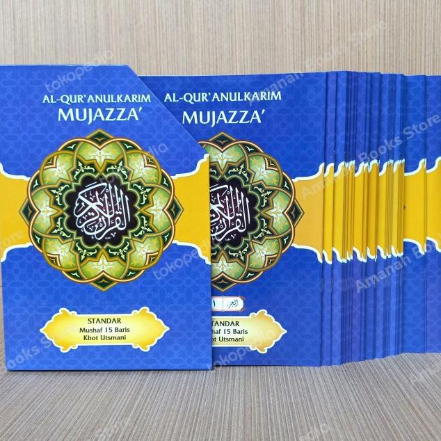 

Alquran Per Juz Mujazza Samsia Uk B5, Al Quran Utsmani Per-Juz 15Baris Star Seller Termurah