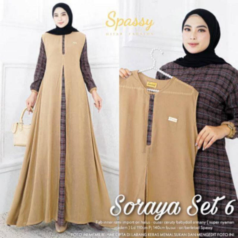 Soraya set 6 // gamis // Dress