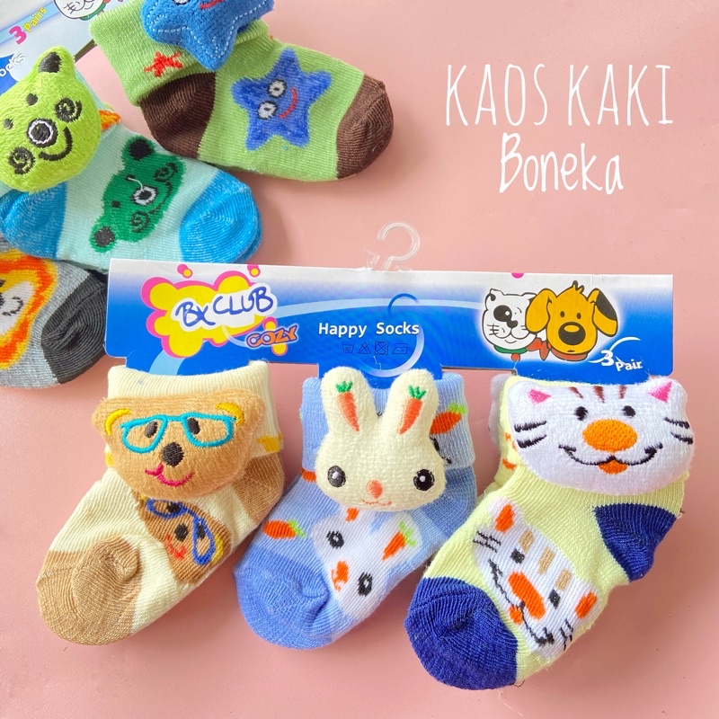 Kaos Kaki Boneka Bayi Import Lucu