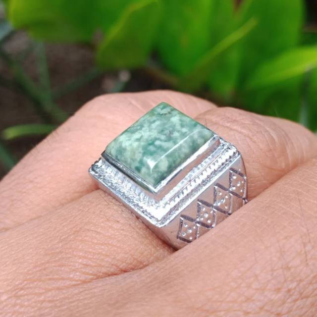 CINCIN BATU NATURAL SUNGAI DAREH KUMBANG JATI RING KOTAK MEWAH