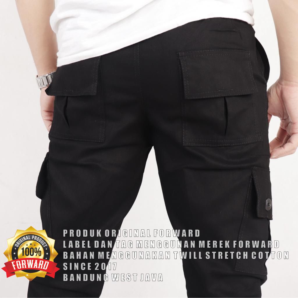 Celana Cargo Pdl Casual Pria Original Forward