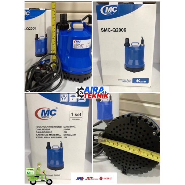 [POMPA CELUP] POMPA TAMAN CELUP MC PUMP TYPE  SMC-Q2006/ SMC-100 (100 WATT)
