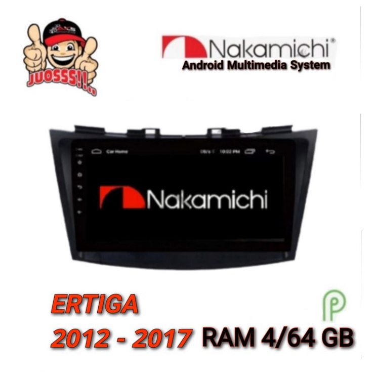 Head Unit Android Ertiga 2012 - 2017 ANDROID NAKAMICHI 3102i Plug And Play ERTIGA