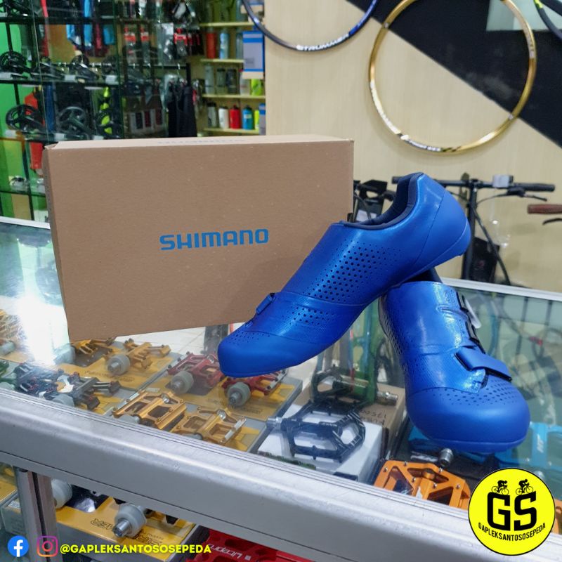 Shimano RC5 Wide Blue Sepatu Cleat Road Bike Shimano RC500