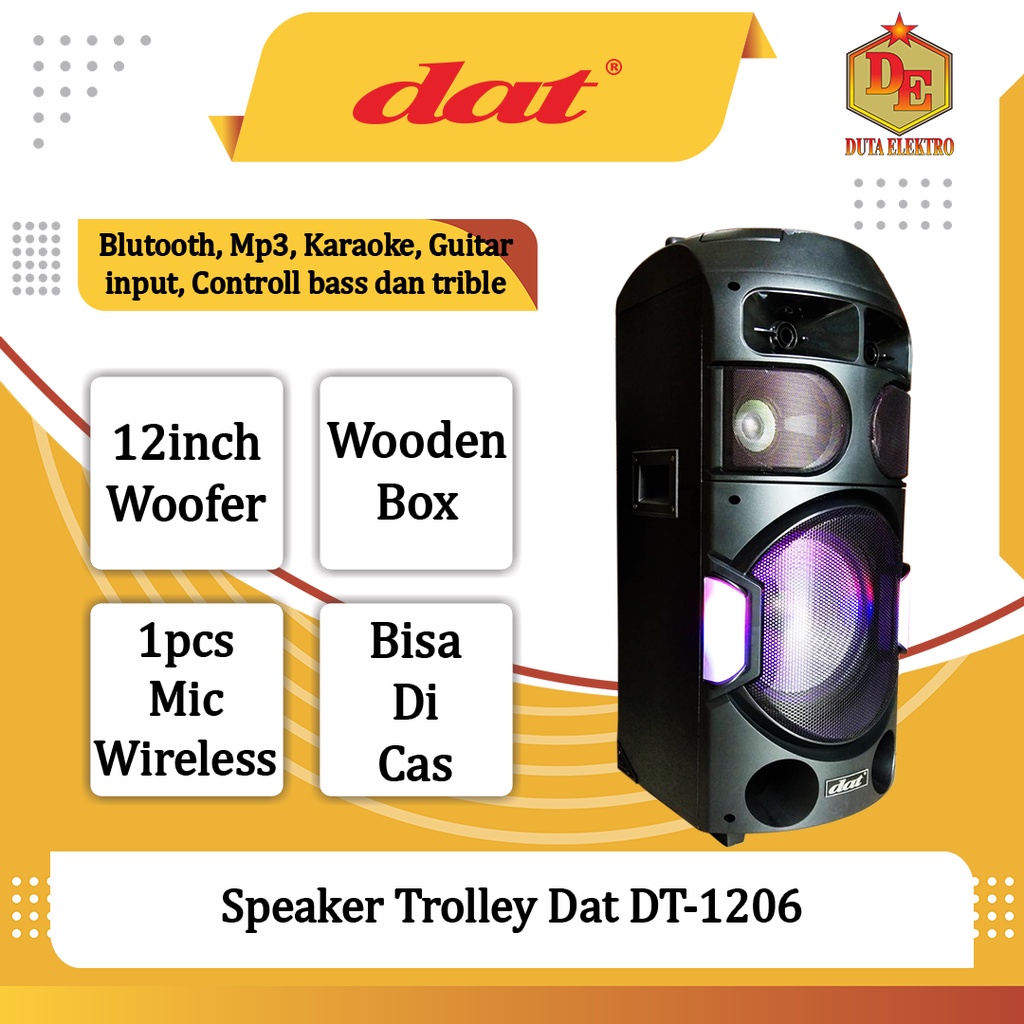 Speaker Wireless Dat DT 1206 Portable