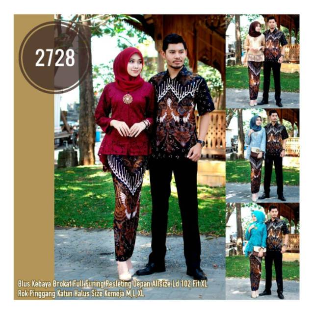 Maura Couple - Sania Ruffle Batik Couple ori Ndoro jowi DNT Garansi Termurah Shopee - 2728