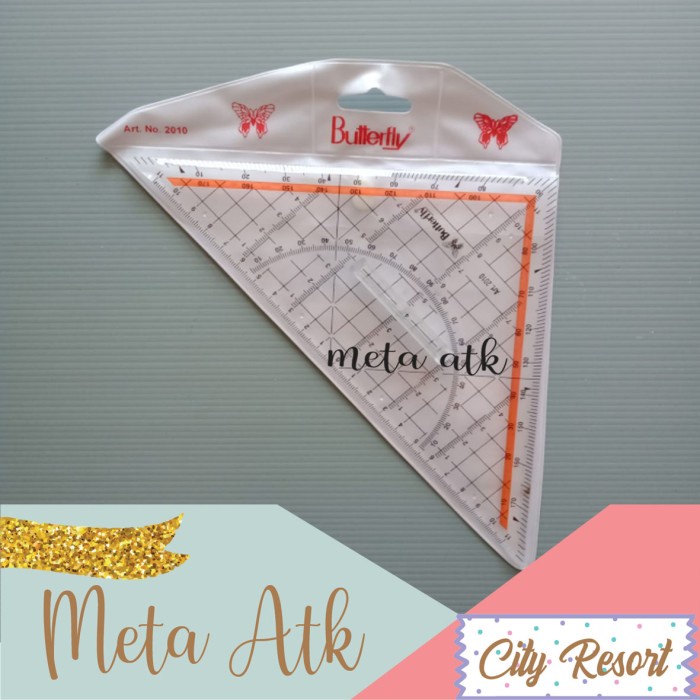 

Produk Penggaris Teknik Segitiga Butterfly Small Art. 2010 Berkualitas