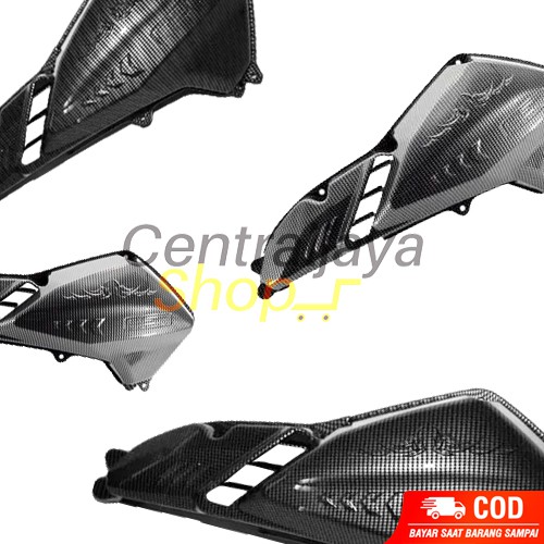 Cover Filter Karbon Honda PCX - Tutup Filter Karbon ABS PCX Honda