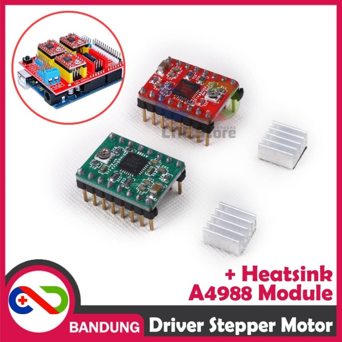 A4988 DRIVER STEPPER MOTOR REPRAP 3D PRINTER CNC BOARD + HEATSINK