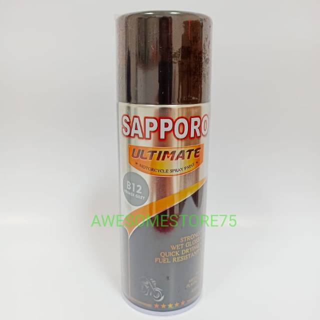 SAPPORO ULTIMATE B12 Primer Grey Abu Cat Dasar Cat Semprot Pilox Pylox