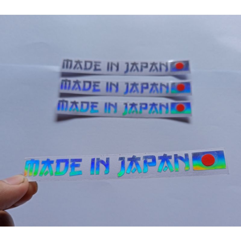 Sticker Stiker Motor Visor Helm Made in Japan