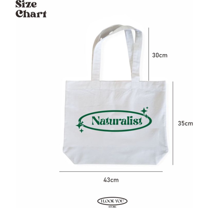 TOTEBAG Naturalist CASUAL Tote Bag Aesthetic Kekinian Tote bag Landscape Muat Laptop