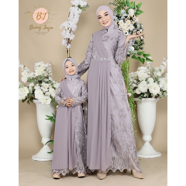 Couple Terbaru Gamis Couple Ibu dan Anak| Gamis Pesta| Gamis Couple| Gamis Anak| Gamis Tile| Gamis B