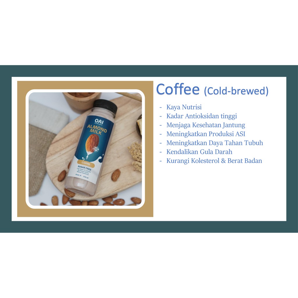 

ALMOND MILK - COFFEE